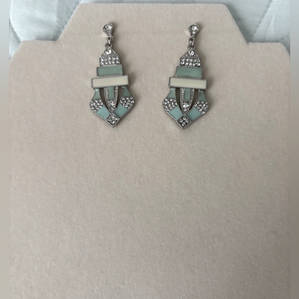 Geometric Art Deco earrings